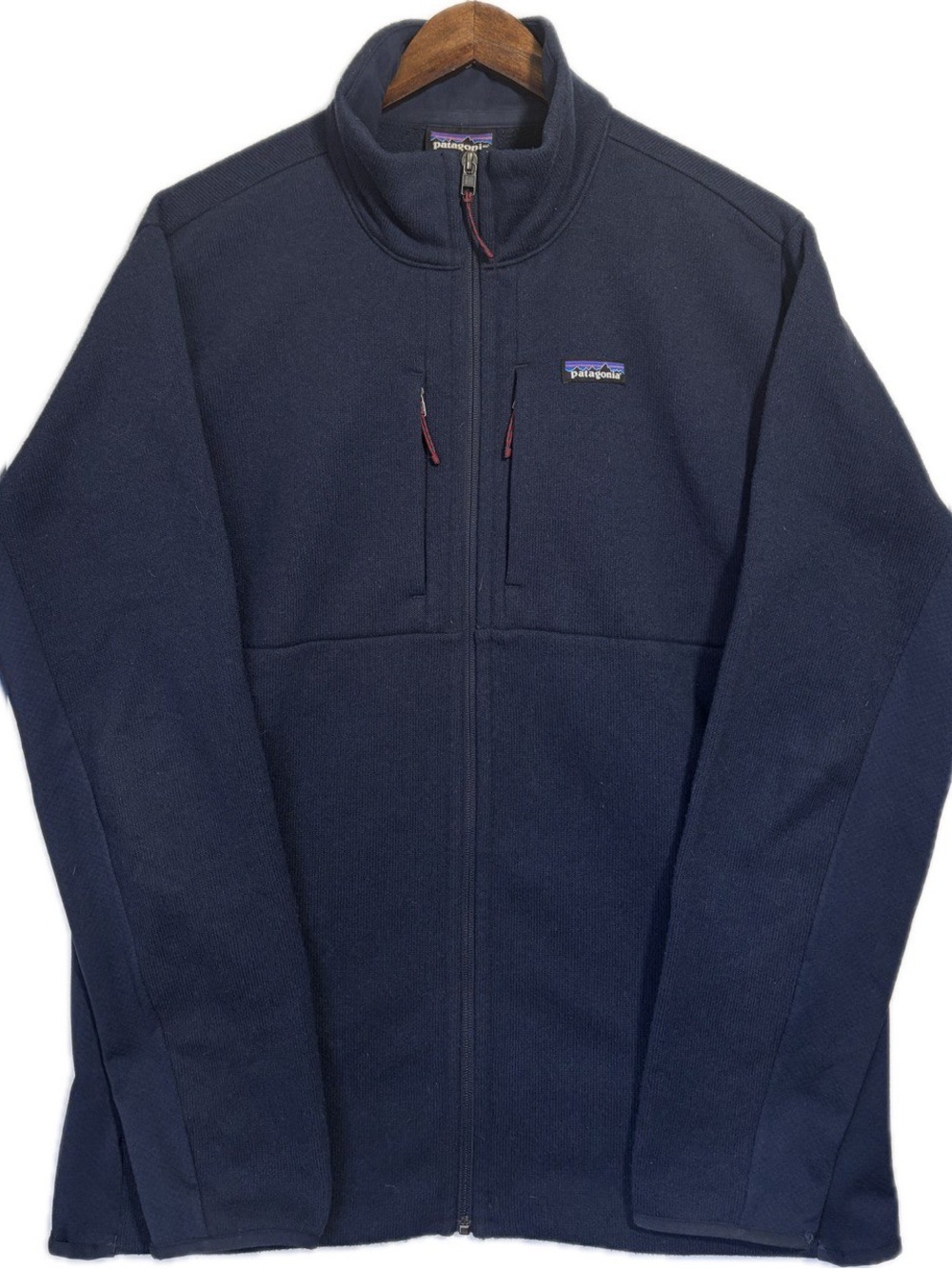 Patagonia Navy Full-Zip Lightweight Fleece Jacket